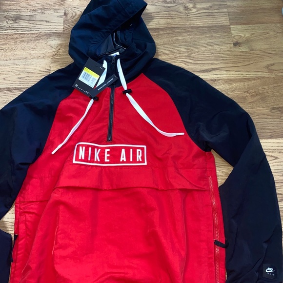 men's nike air woven anorak jacket